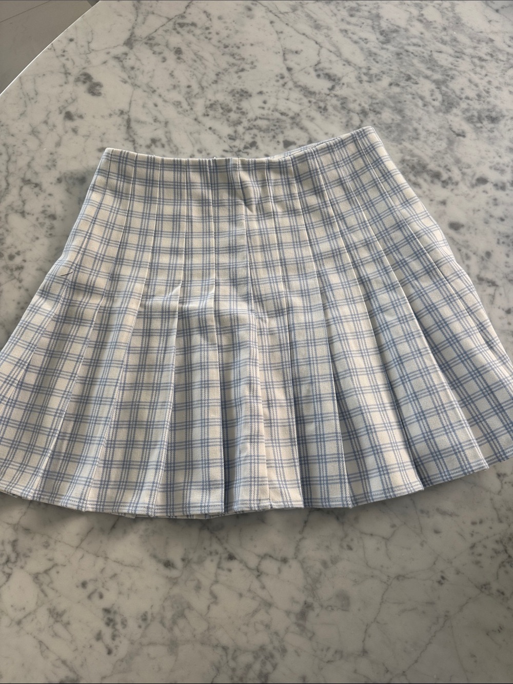 Brandy Melville Plaid Pleated Mini Skirt